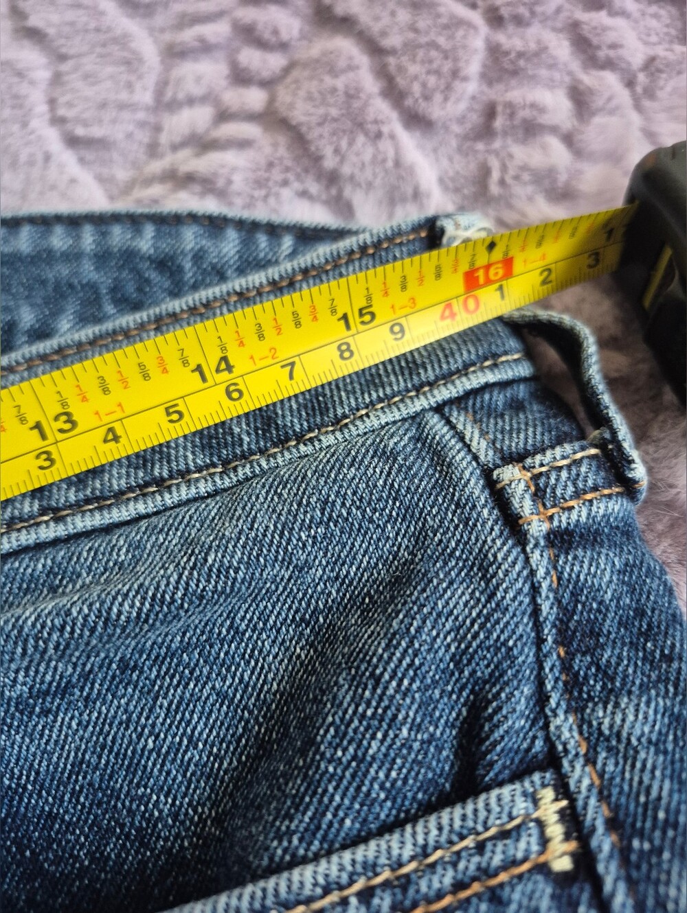 Hollister High Rise Flare SHORT Women's Denim Jeans - Picture 3 of 4